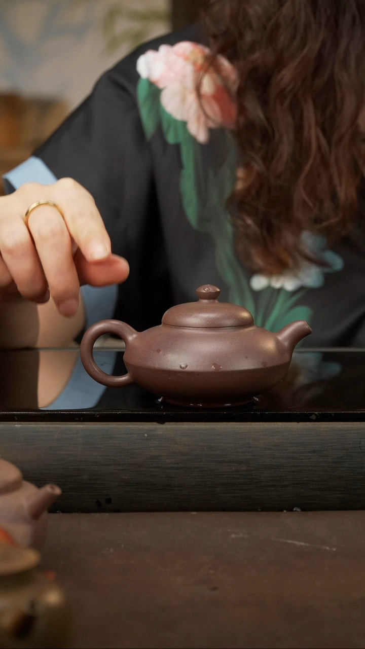 茶壶紫砂15  合欢 原矿紫砂壶