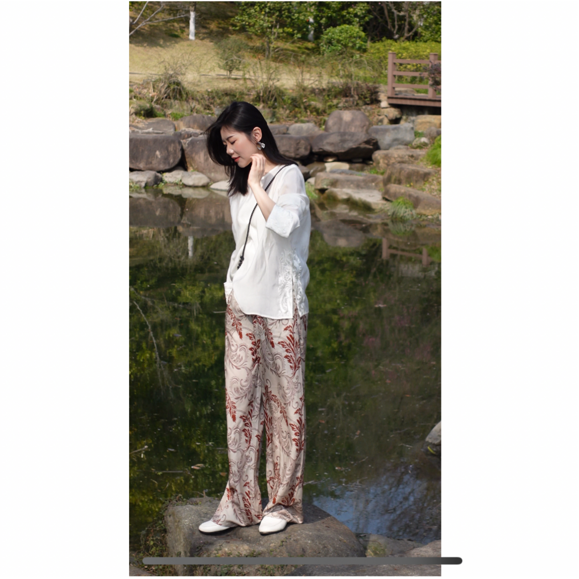 MAGENAE【波西米亚】100%桑蚕丝高级感亲肤垂感休闲款SR105