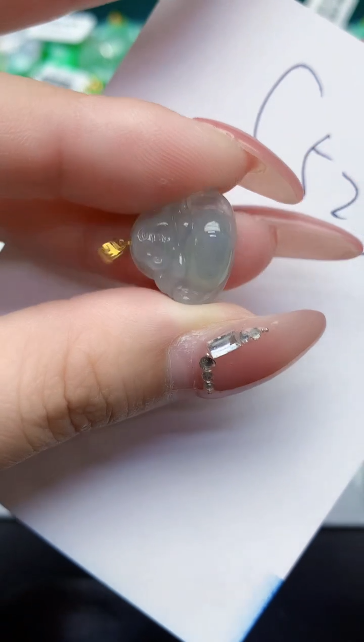 【闪购商品】翡翠颈饰18K金镶嵌000000000