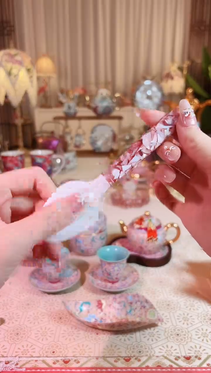 【闪购商品】瓷粉色 贝壳勺