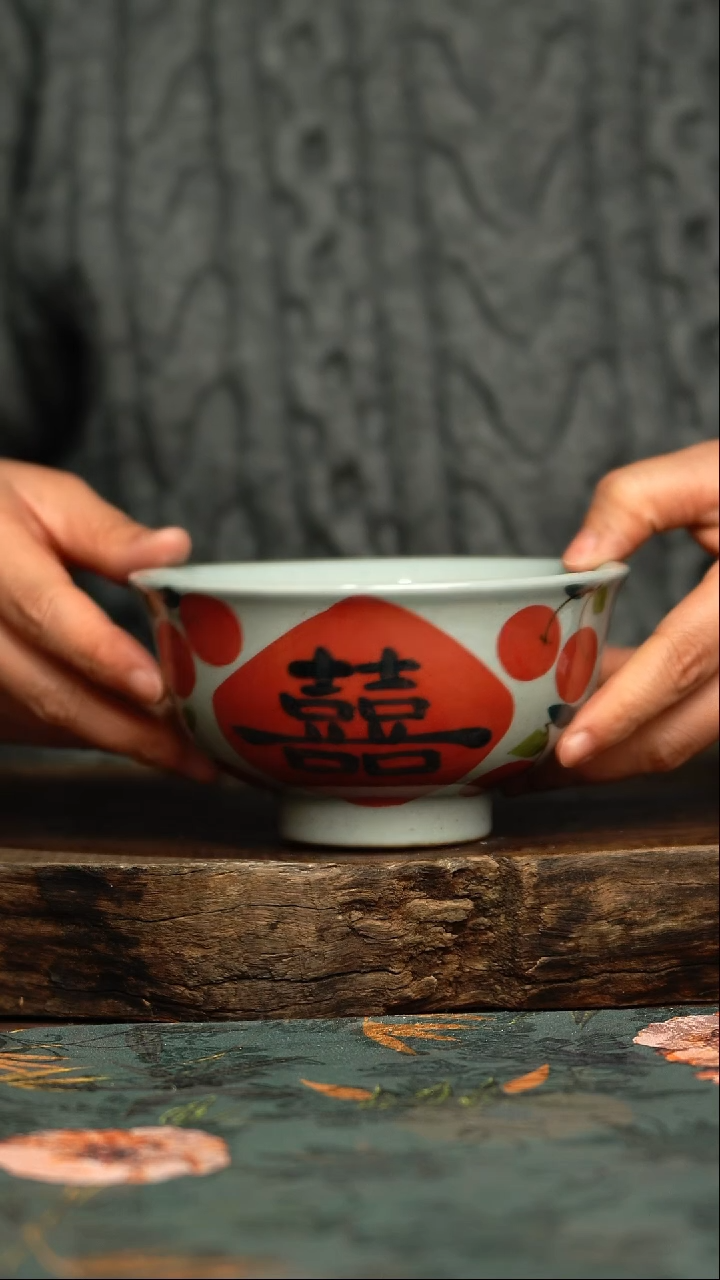 【闪购商品】杯杯釉下彩手工手绘同款陶器