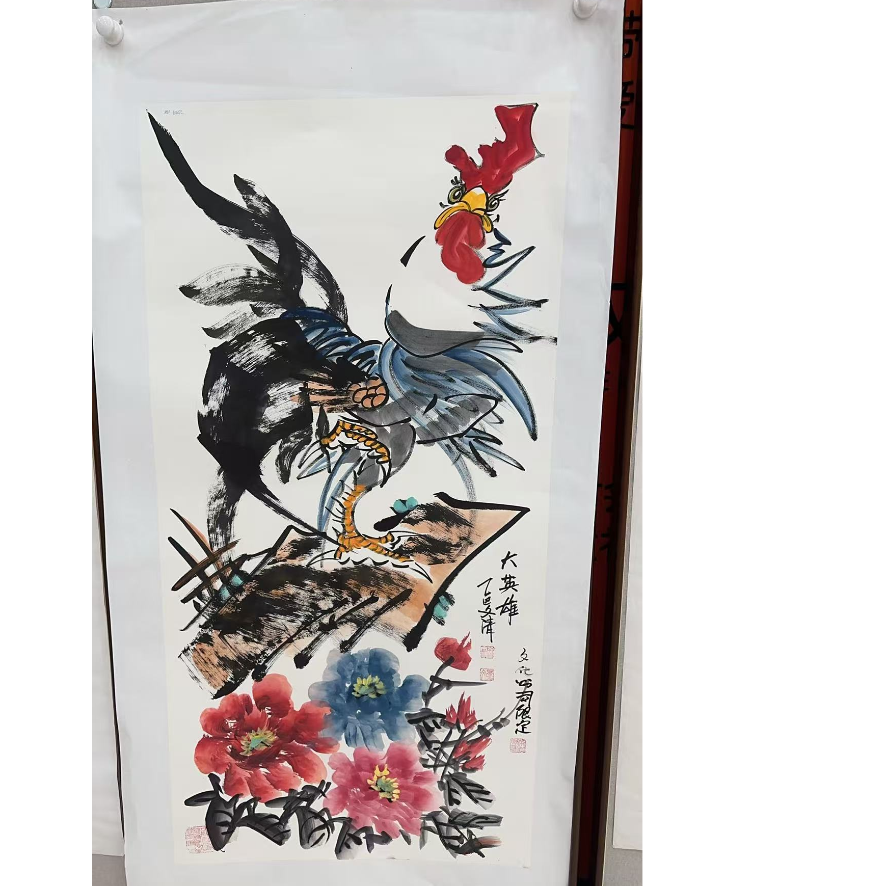 橱窗展示/暮雨书画/徐文清/绘画/宣纸国画/有证书/不带框