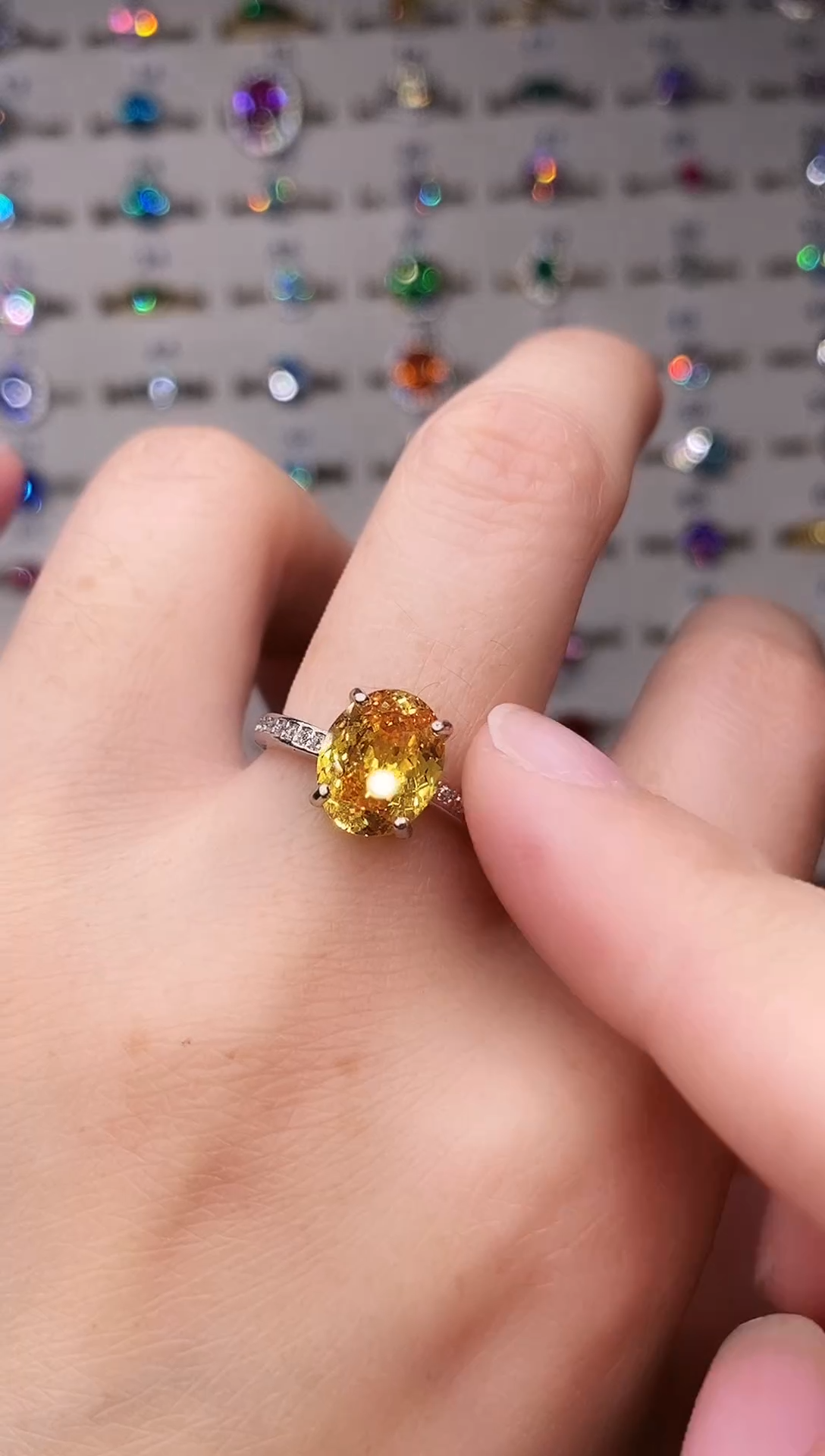 5克拉碧玺（处理）欧美风戒指