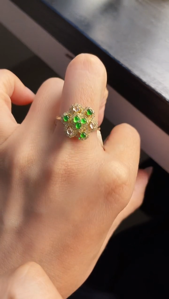 颈饰银S925镶嵌翡翠12