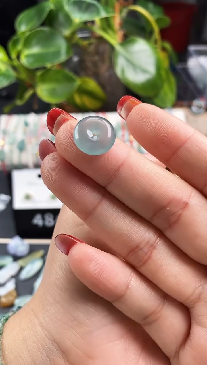 【闪购商品】翡翠戒指未镶嵌平安扣