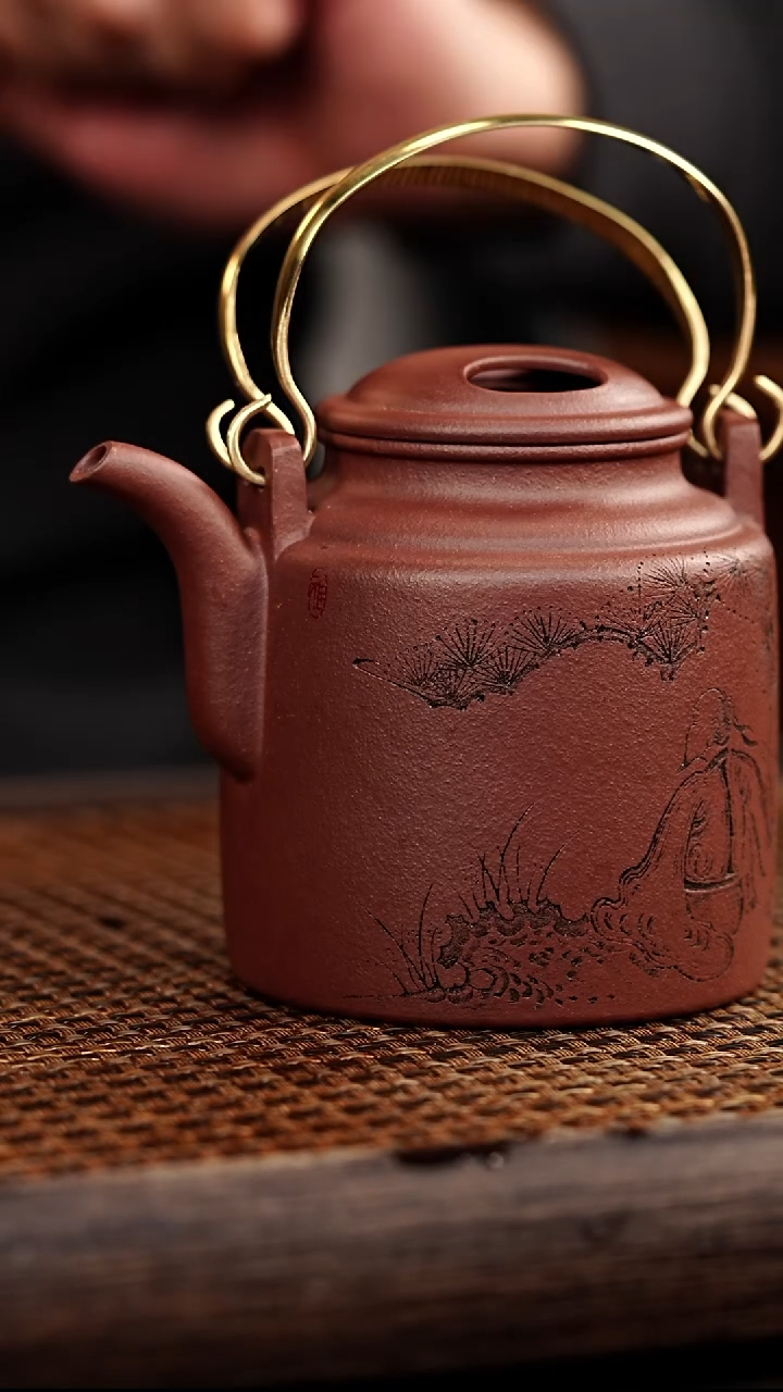 茶壶紫砂宜兴心悦紫砂  底槽清 洋桶