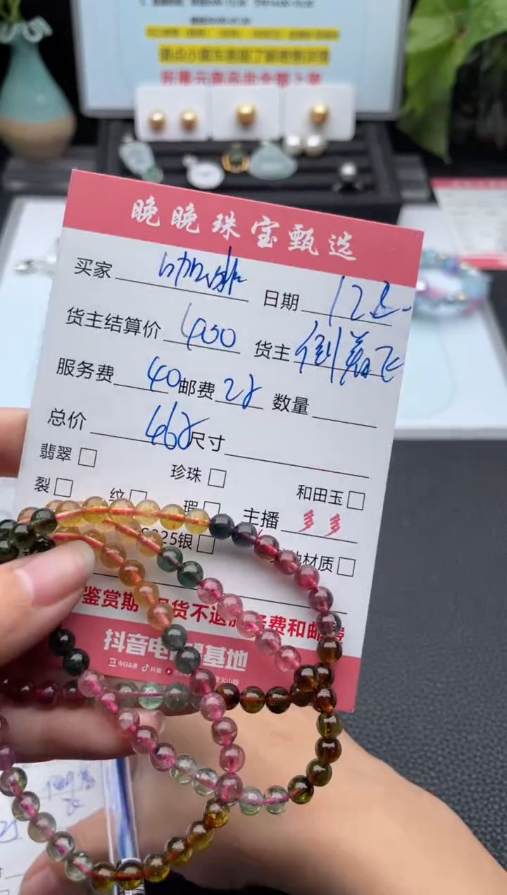 颈饰未镶嵌碧玺咖****t项链