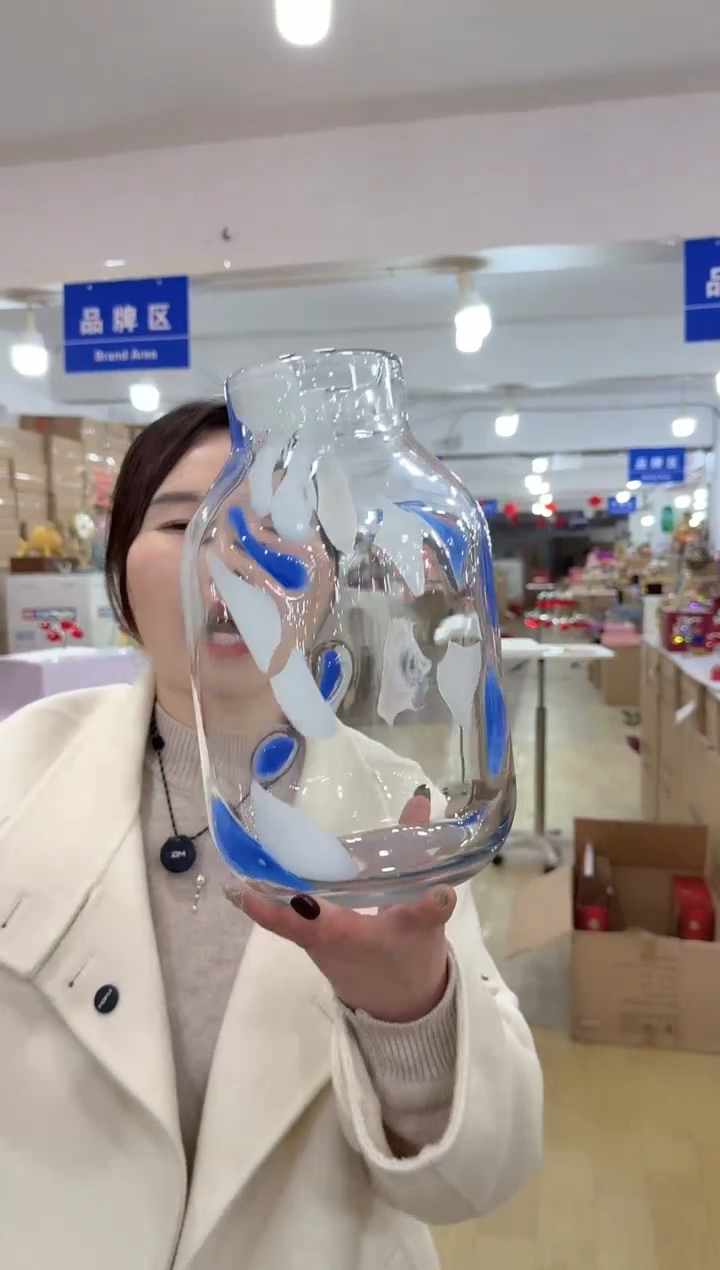 【闪购商品】无铅玻璃美全花器-i-早21