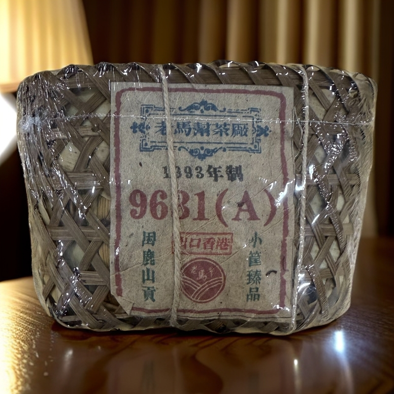 老马帮（7.25号）1993年困鹿山-竹筐-老生茶338克