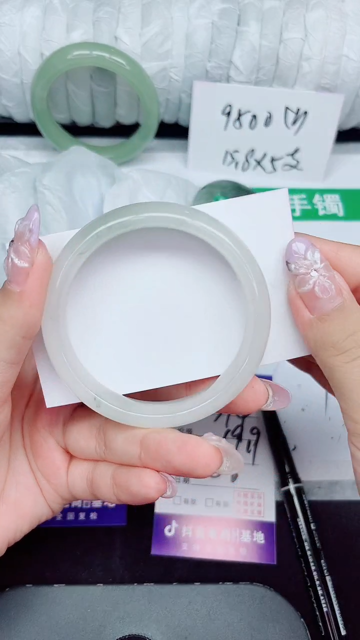 未镶嵌手镯石英质玉374-55/56