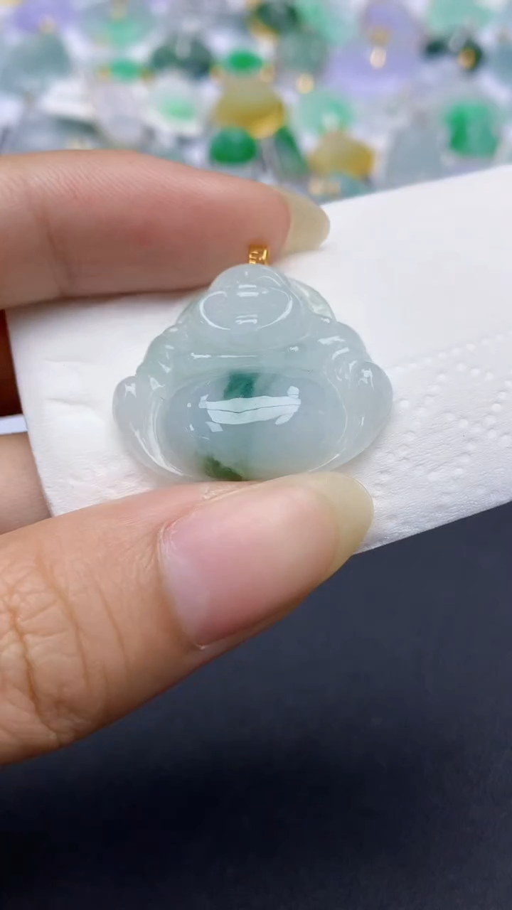颈饰未镶嵌翡翠天然缅甸a货翡翠百元以上9元证书费自理