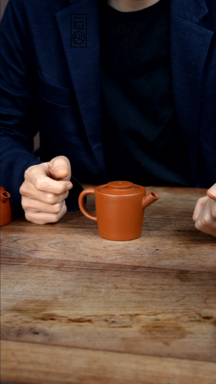 茶壶紫砂瑕一粒砂大红杯