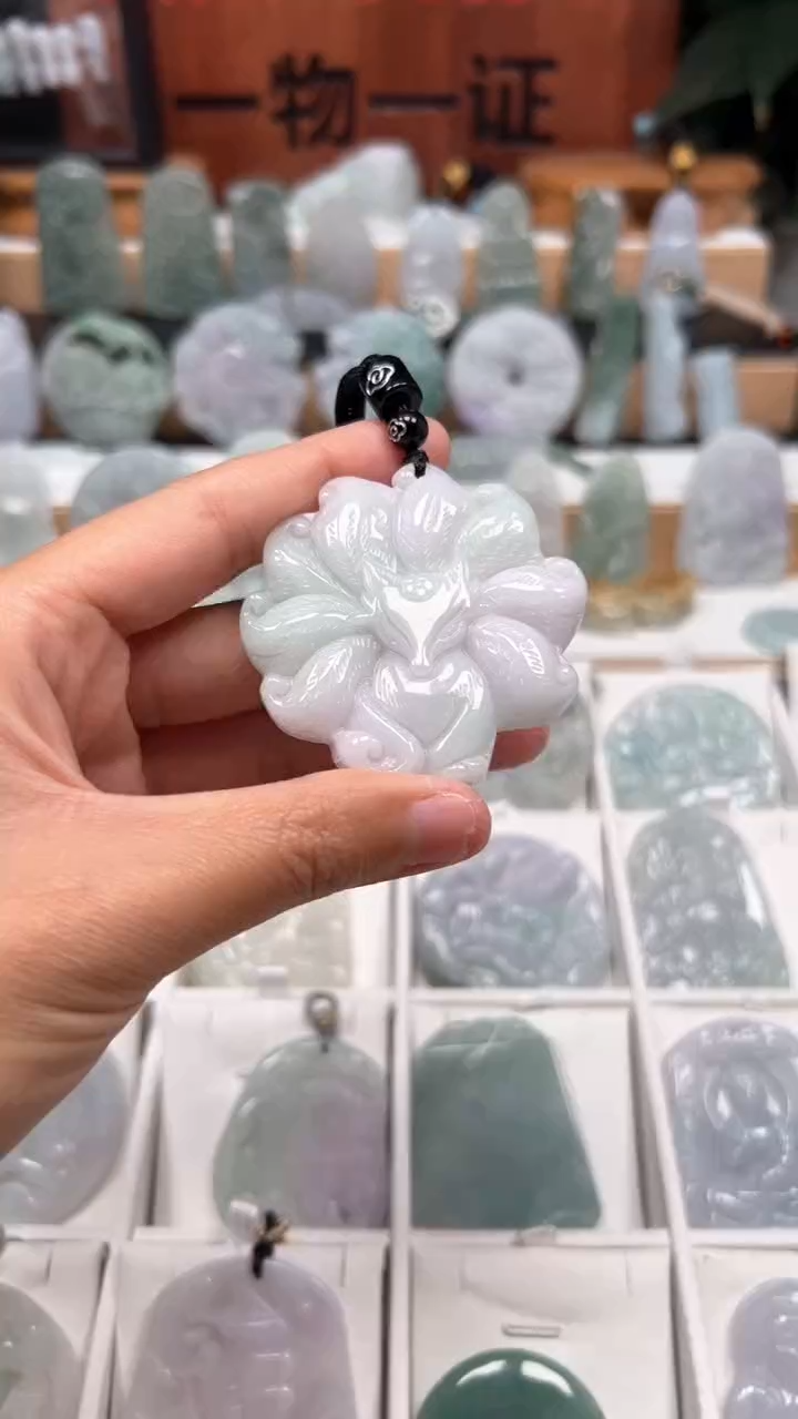 【闪购商品】翡翠颈饰未镶嵌天然A货翡翠1/12/133