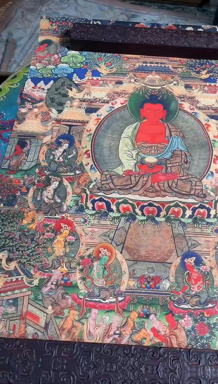 卷轴画路路的唐卡tk160