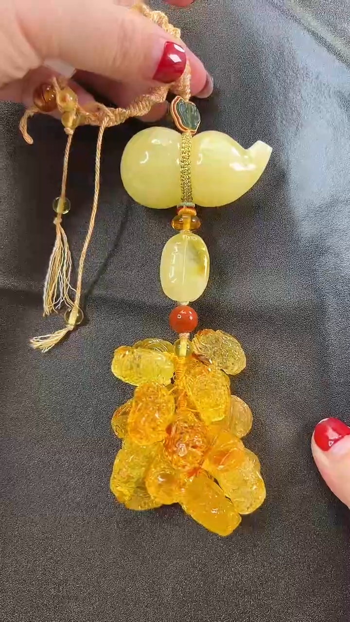 【闪购商品】琥珀颈饰未镶嵌吊坠