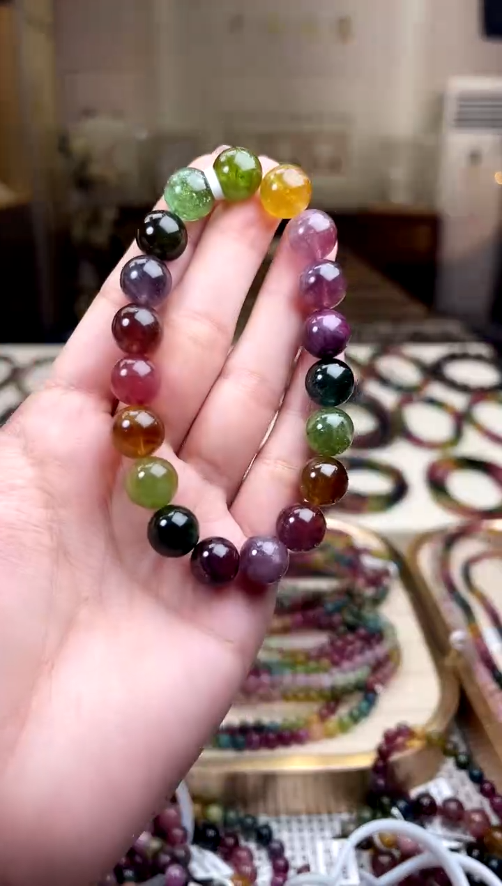 【闪购商品】碧玺/未镶嵌10mm+碧玺单圈多样性发货