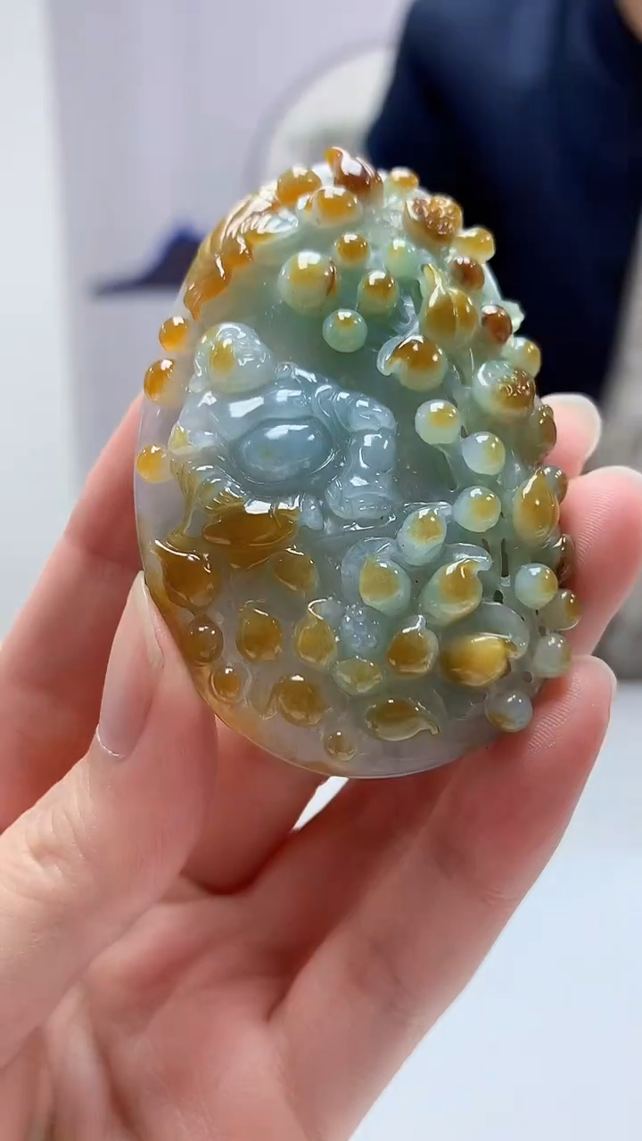 【闪购商品】定制翡翠未镶嵌4969zm-毛货挂件佛公111