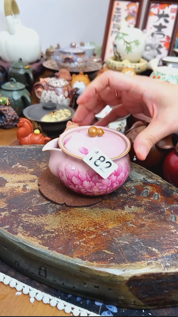 【 茶瓷物语】粉色汝窑宝瓶