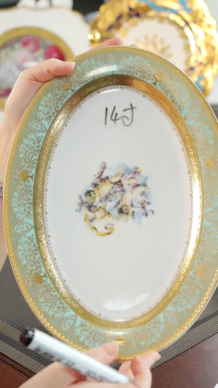 【闪购商品】瓷片14英寸鱼盘 福利价