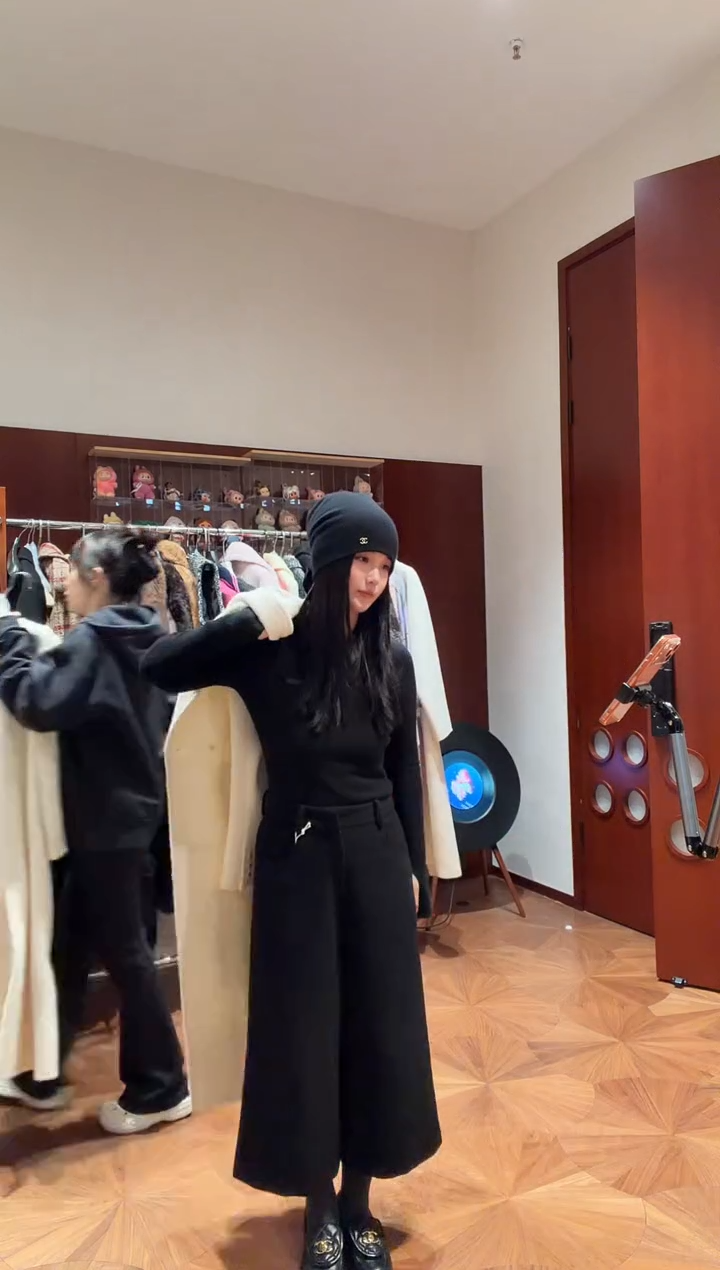 裤子高织澳毛+山羊绒八分裤自行备注吃慢