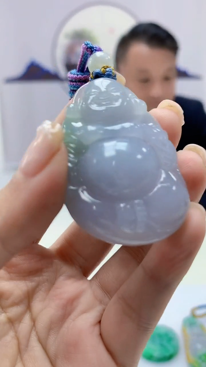 【闪购商品】定制翡翠未镶嵌4969ms-毛货挂件45