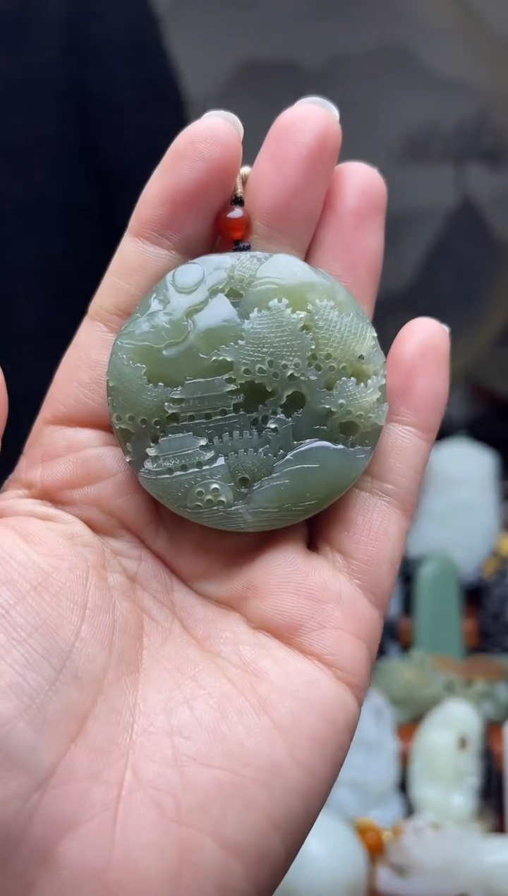 【闪购商品】和田玉吊坠未镶嵌98