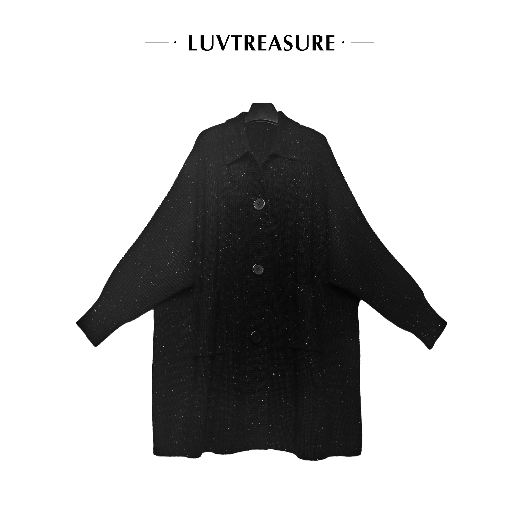 LTS翻领大版羊毛外套3944