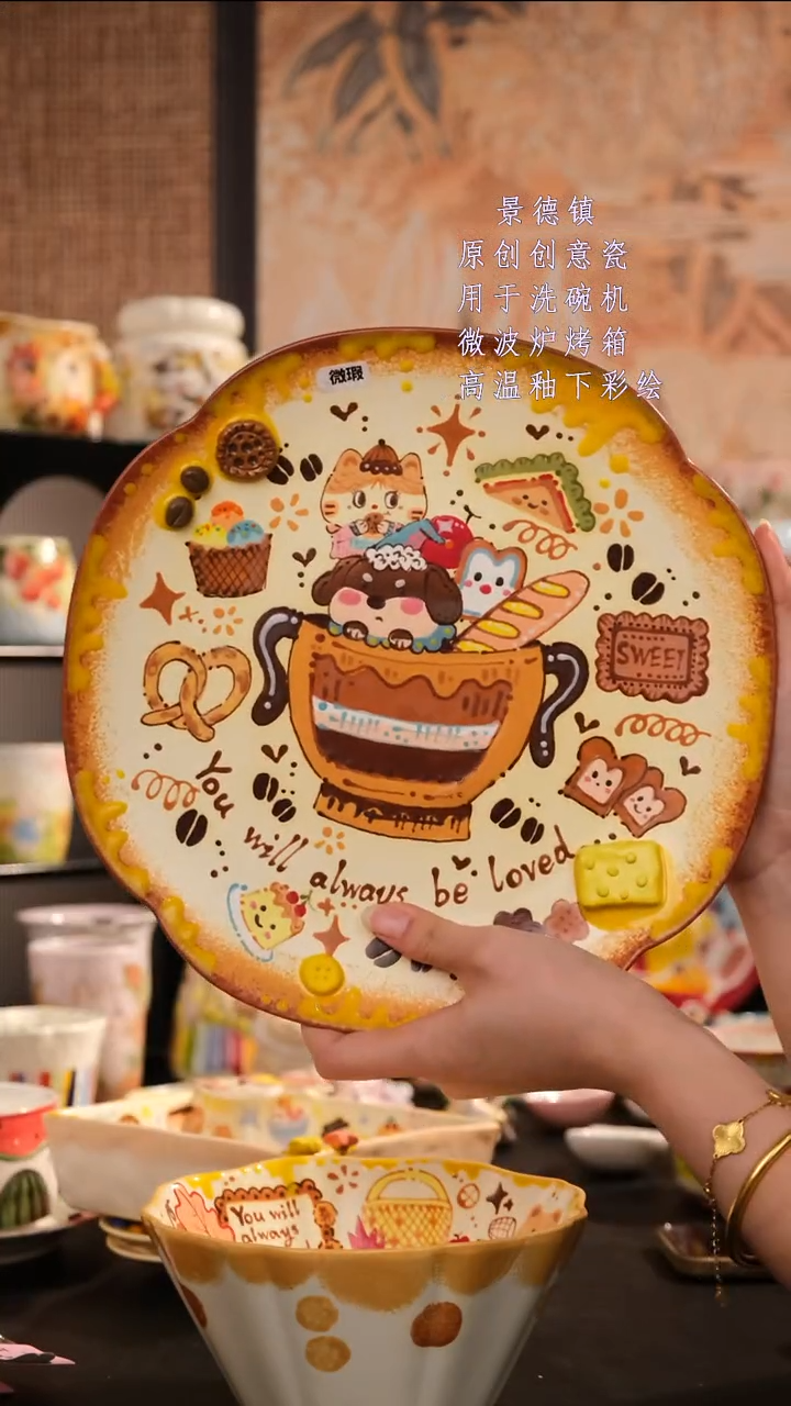 摆件?****爱旺的可以陶瓷设计师款