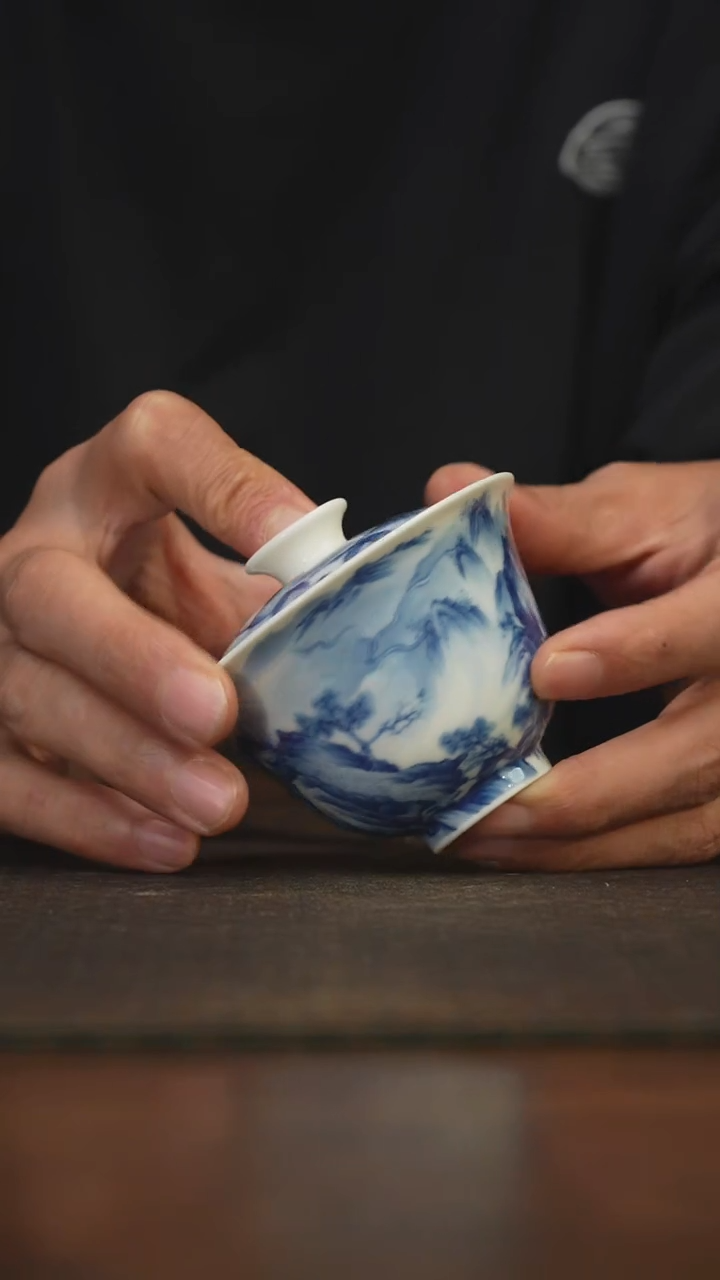 瓷片柴窑青花破价福利  微瑕