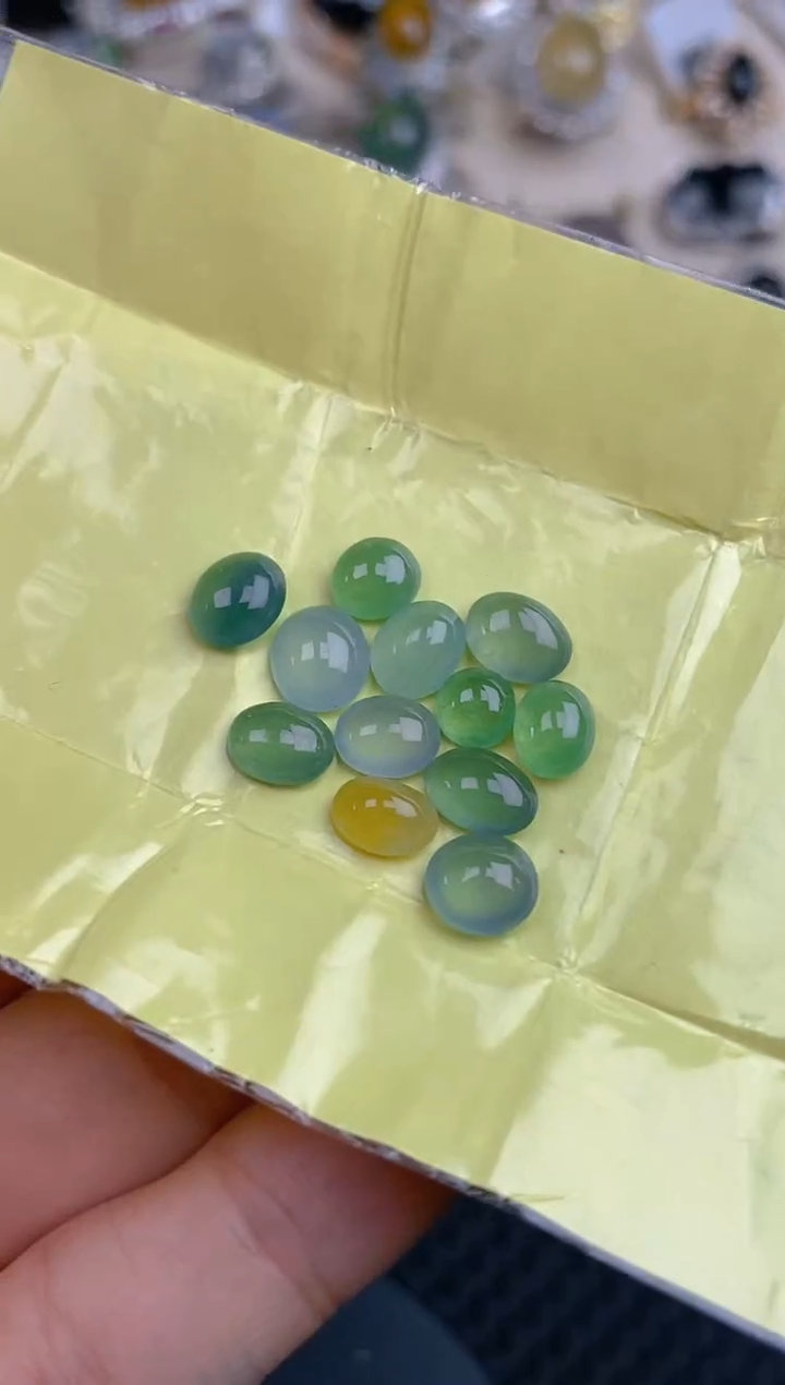 【闪购商品】定制翡翠未镶嵌翡翠裸石蛋面141