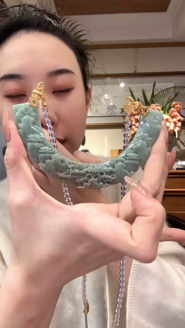 【闪购商品】翡翠颈饰未镶嵌国风