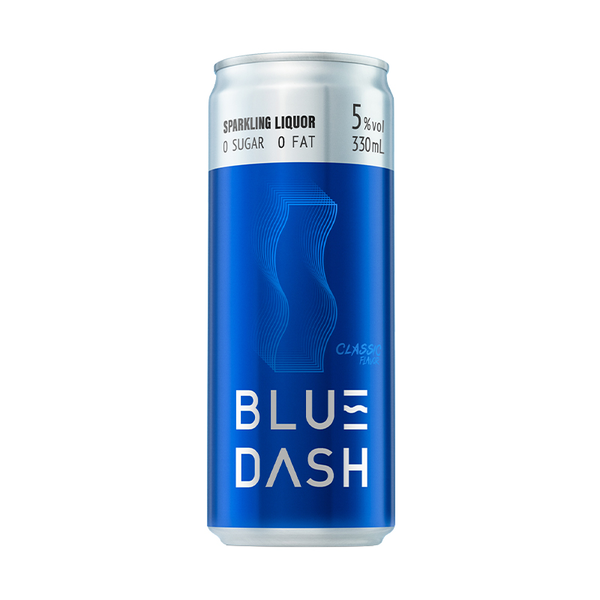 【晚安酒】BLUEDASH布鲁大师5度经典青瓜风味零糖气泡酒