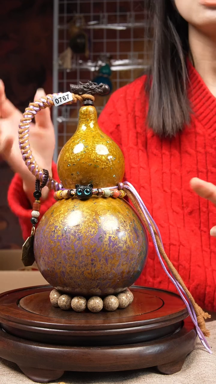 【闪购商品】767号大漆葫芦摆件挂件