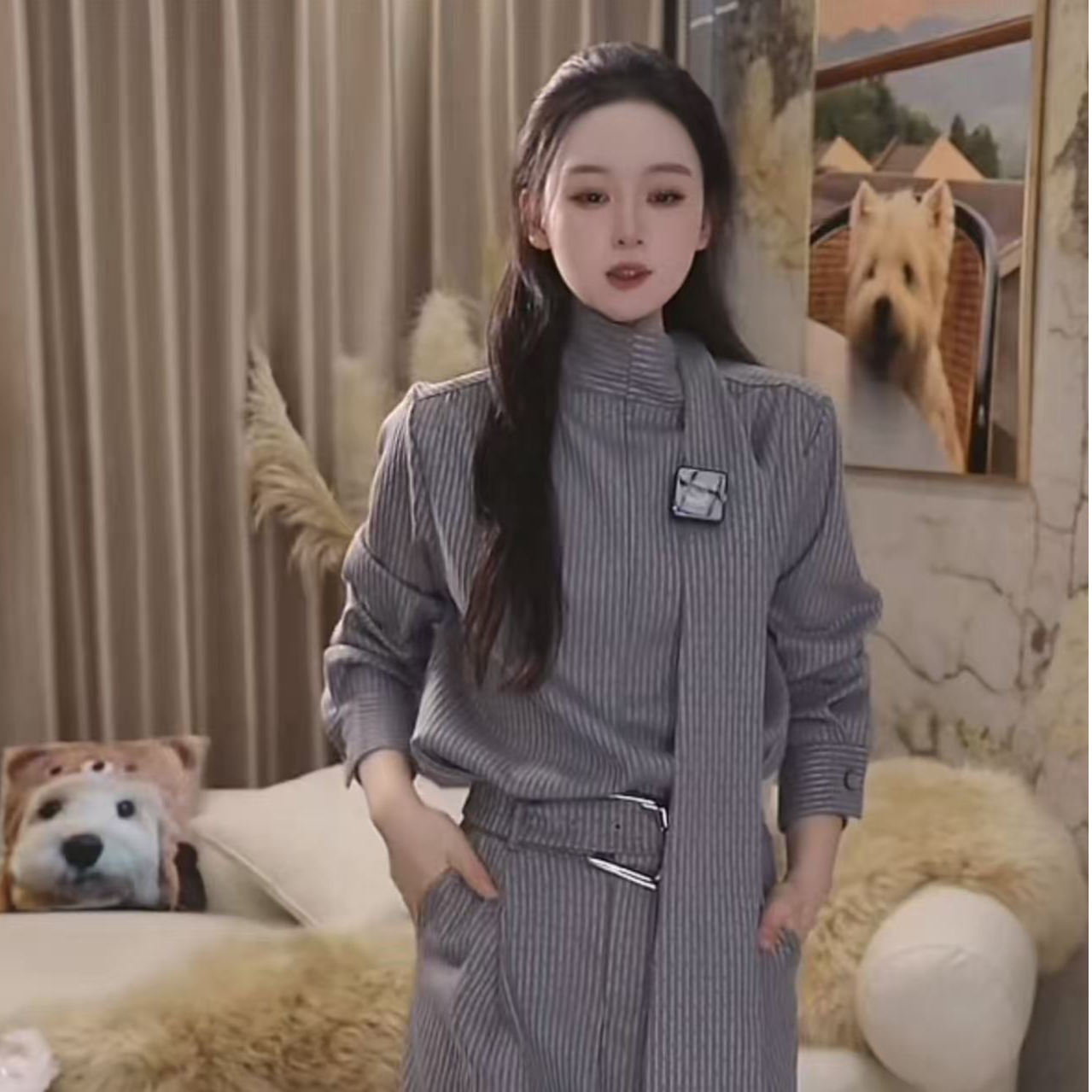 【彤姐原创】秋冬季显瘦时尚轻奢气质休闲小众独立西装套装W25D938A