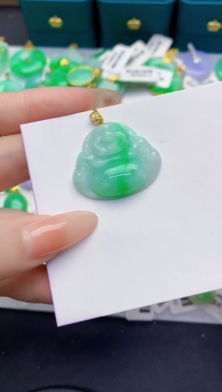 颈饰未镶嵌翡翠缅甸天然翡翠A货