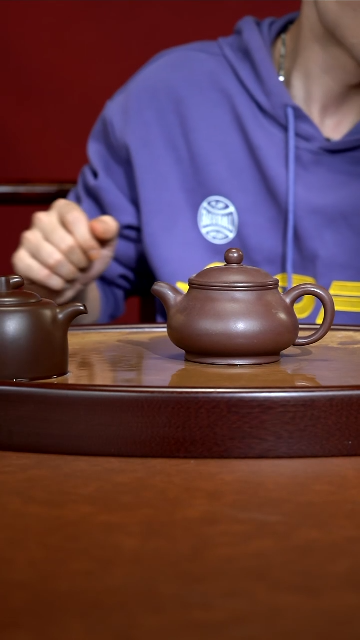 茶壶紫砂MB     老紫泥     潘壶    230cc