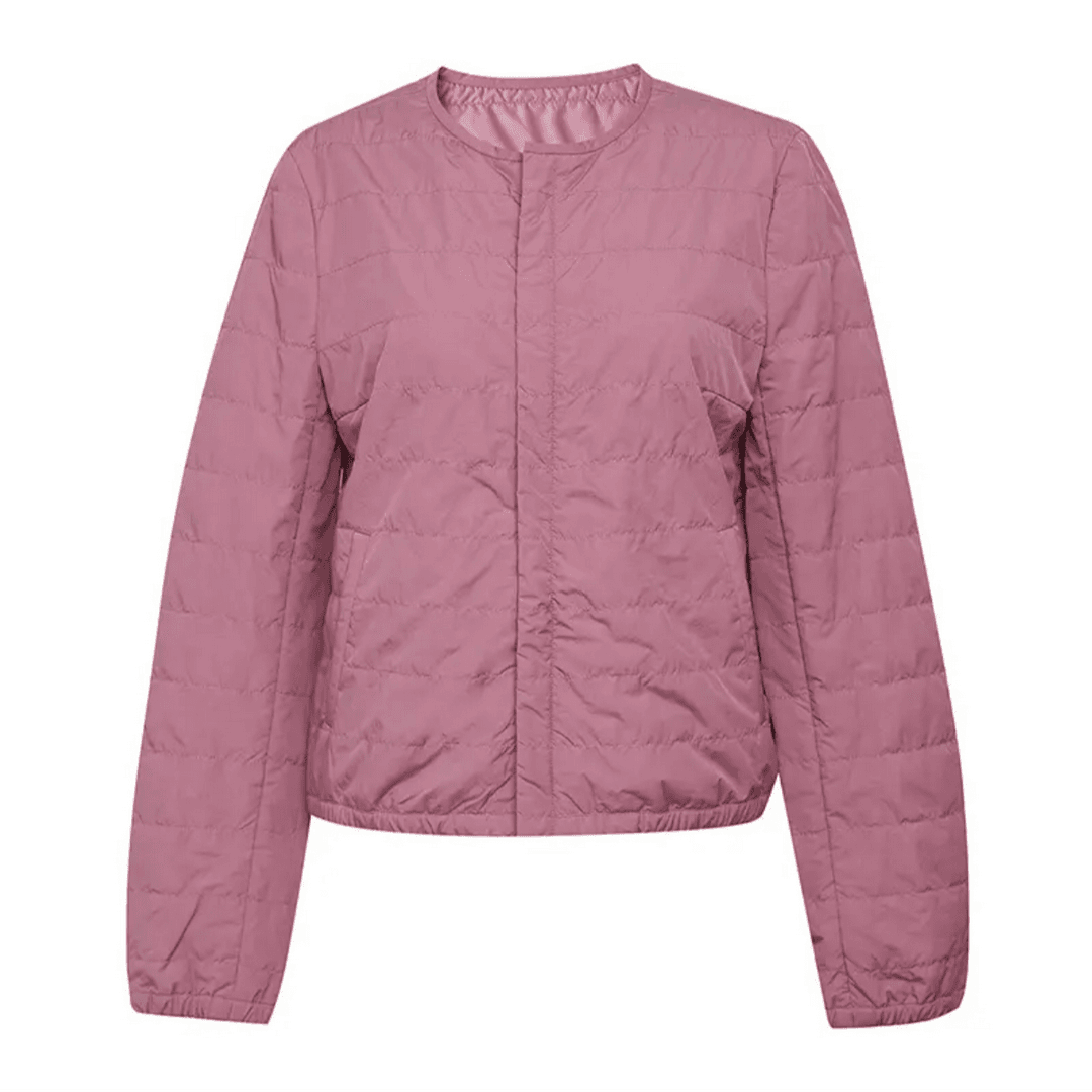 阿玛施新款简约时尚休闲百搭慵懒风新雪丽棉服外套女540048