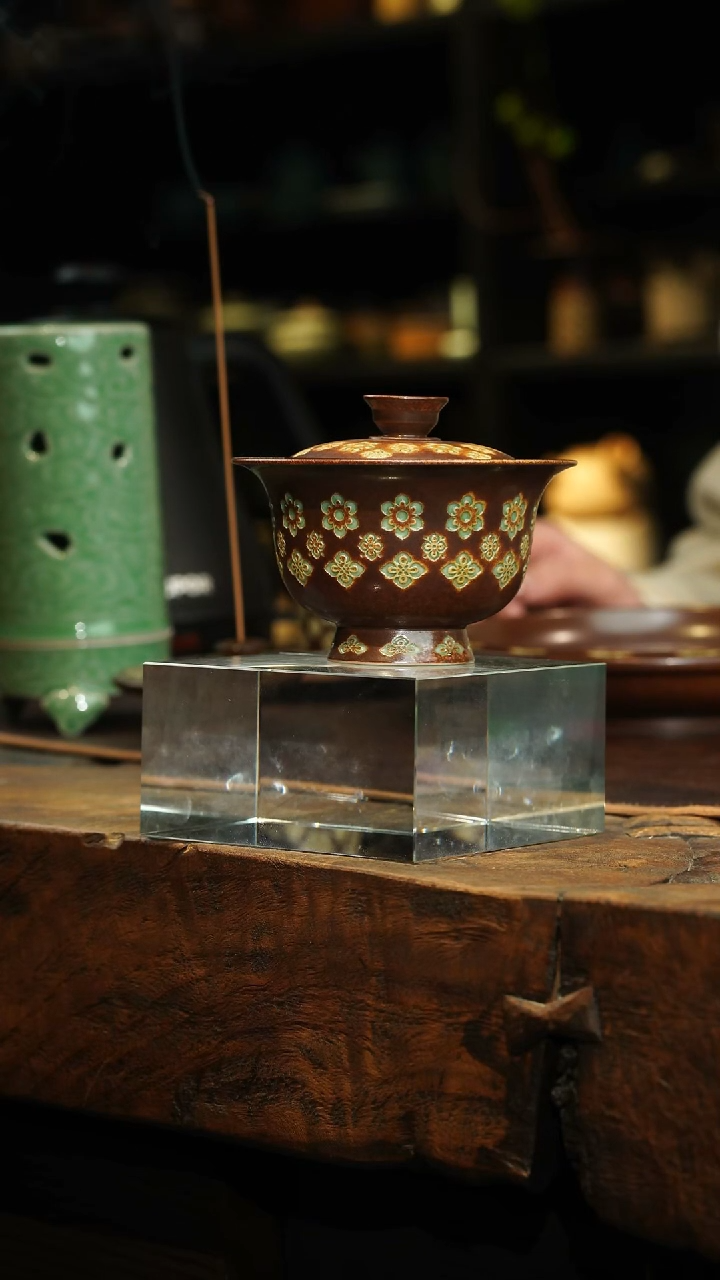 【闪购商品】瓷片李斌 宝相系列 元宝盖碗