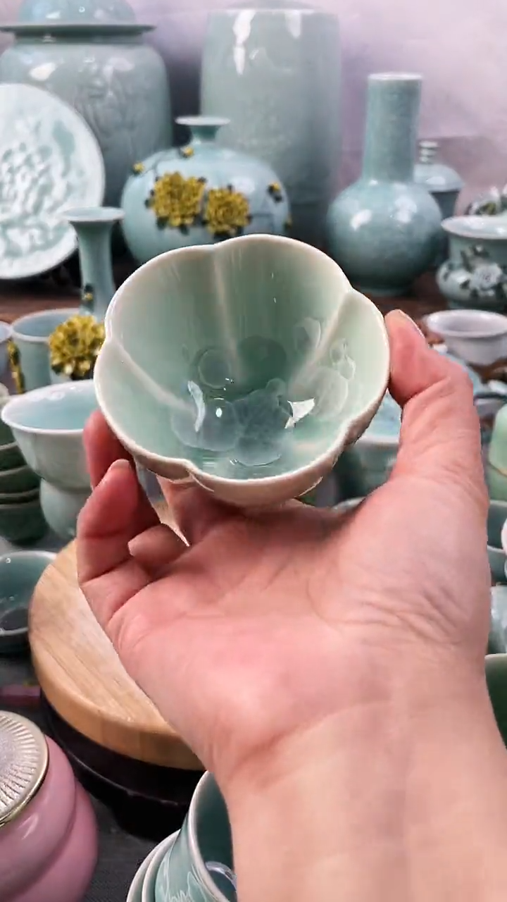 【闪购商品】特价 微瑕 慧仙青瓷