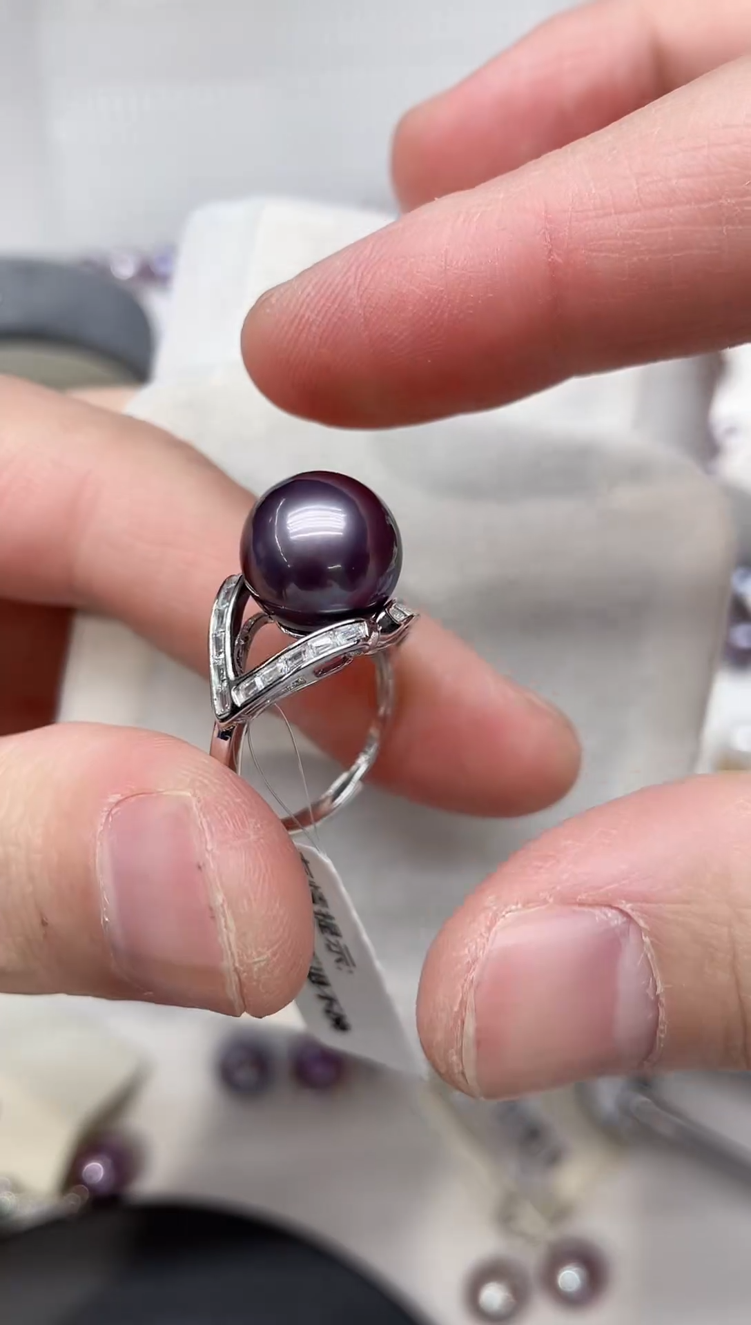 【闪购商品】淡水珍珠戒指银S925镶嵌戒指