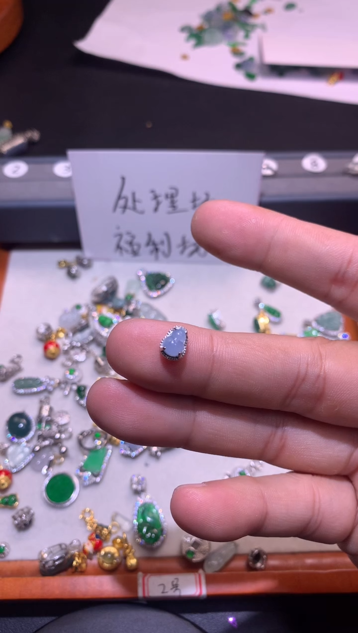 【闪购商品】翡翠吊坠(不含链)银S925镶嵌1