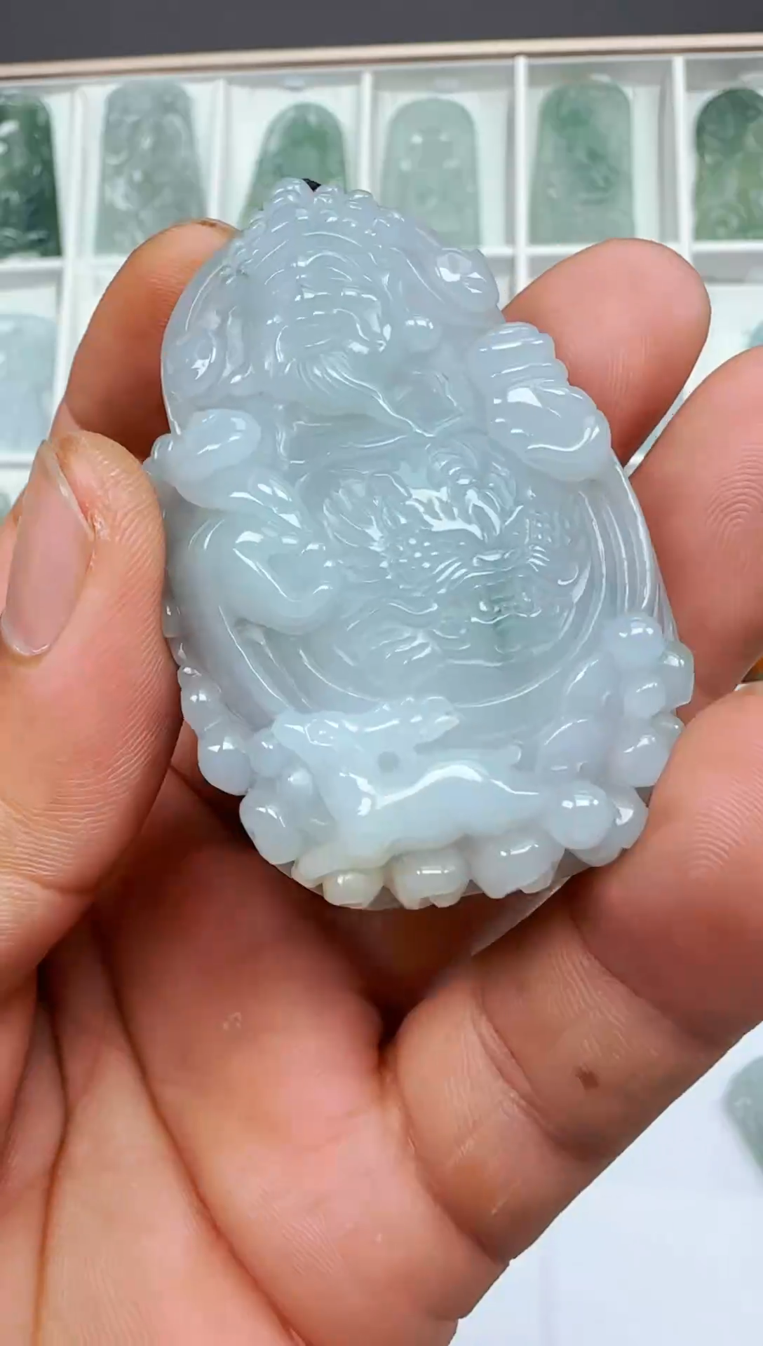 【闪购商品】翡翠颈饰未镶嵌天然A货翡翠