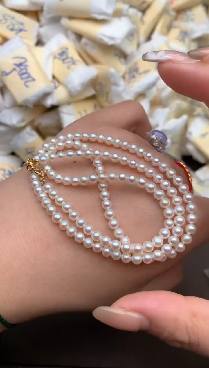 【闪购商品】淡水珍珠颈饰银S925镶嵌—