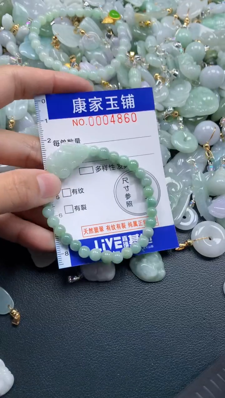 颈饰未镶嵌翡翠4860