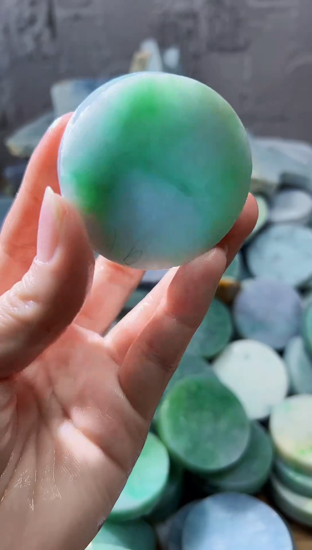 裸石翡翠天然翡翠A货余 南 512