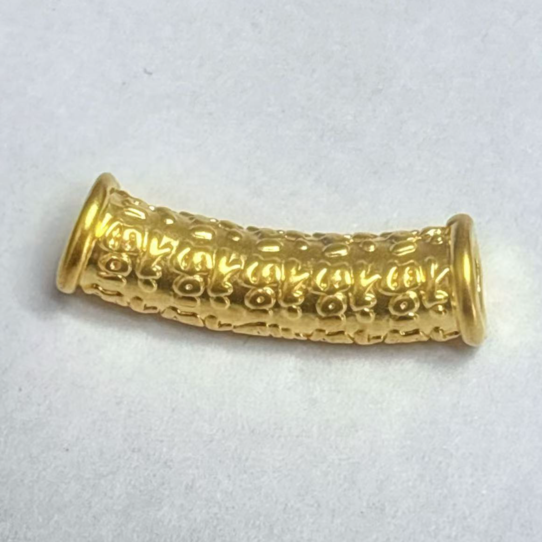 【老王黄金】足金999福字竹节LW-124