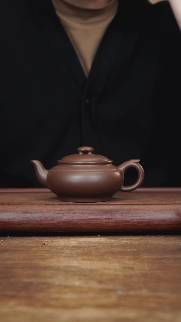【闪购商品】紫砂茶壶270ml 上新桥 紫泥