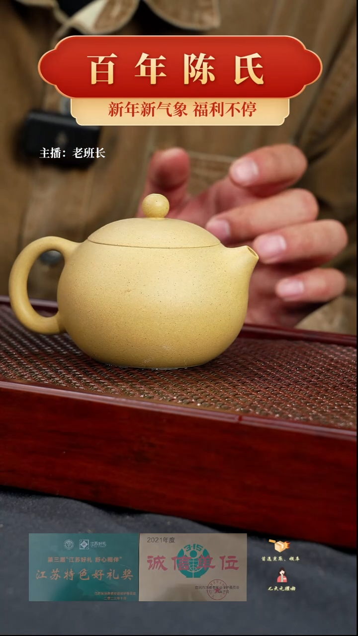 【闪购商品】紫砂茶壶西施（琴）
