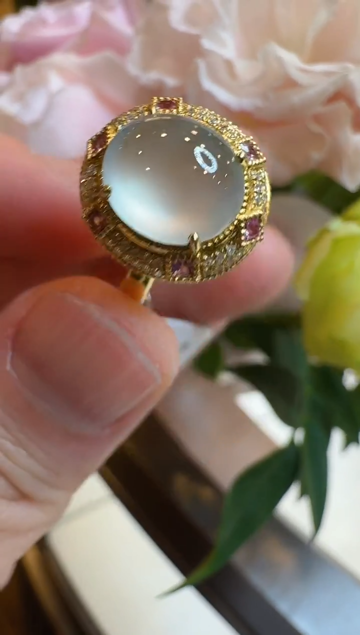 【闪购商品】翡翠戒指18K金镶嵌多样性团购发一件