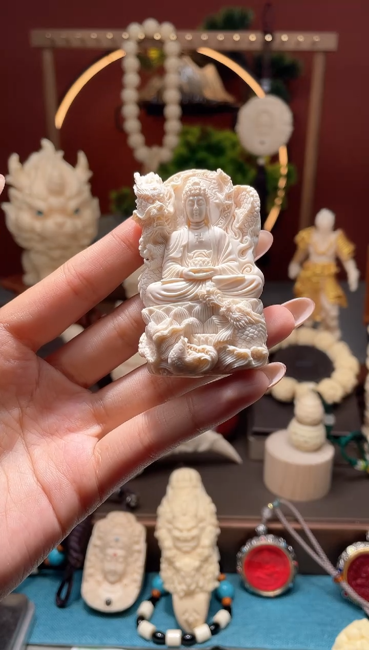 【闪购商品】菩提根/象牙果吊坠【重工版】御龙阿咪